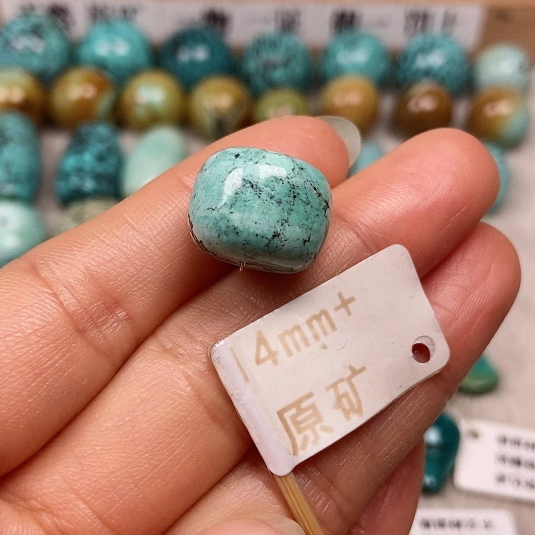 未镶嵌绿松石珠宝半成品