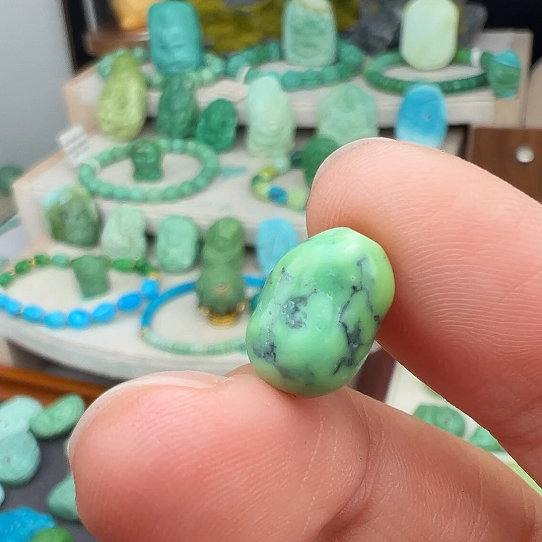 绿松石未镶嵌主播万珍