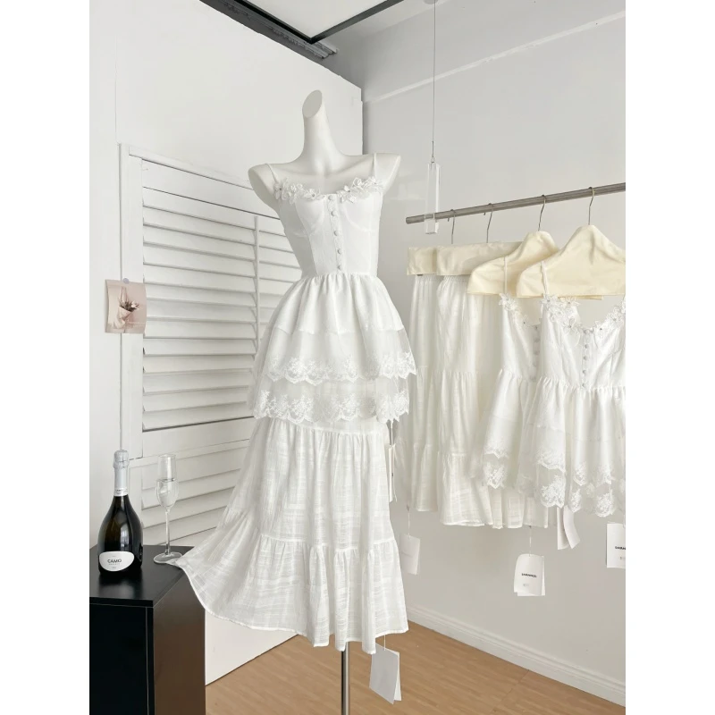 【西西里漫花】气质显瘦设计师轻奢收腰优雅复古法式修身女连衣裙21