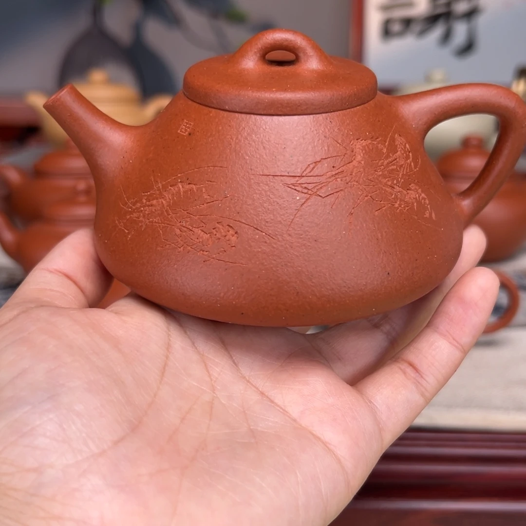 茶壶紫砂灵**脱宝山红泥250