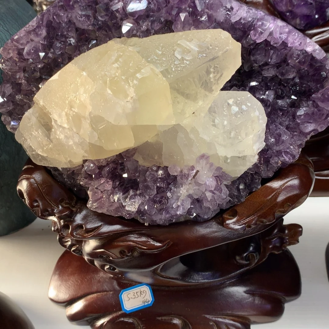 紫晶摆件未镶嵌好好