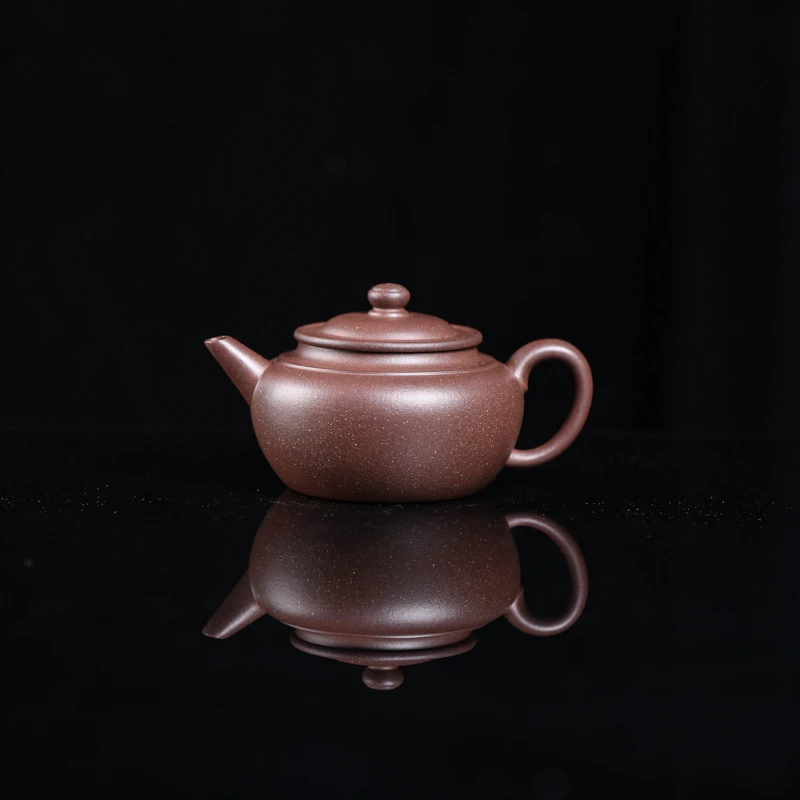 新手必入☆【九门自营（精工半手）】天青泥（水平）容量150cc左右紫砂壶