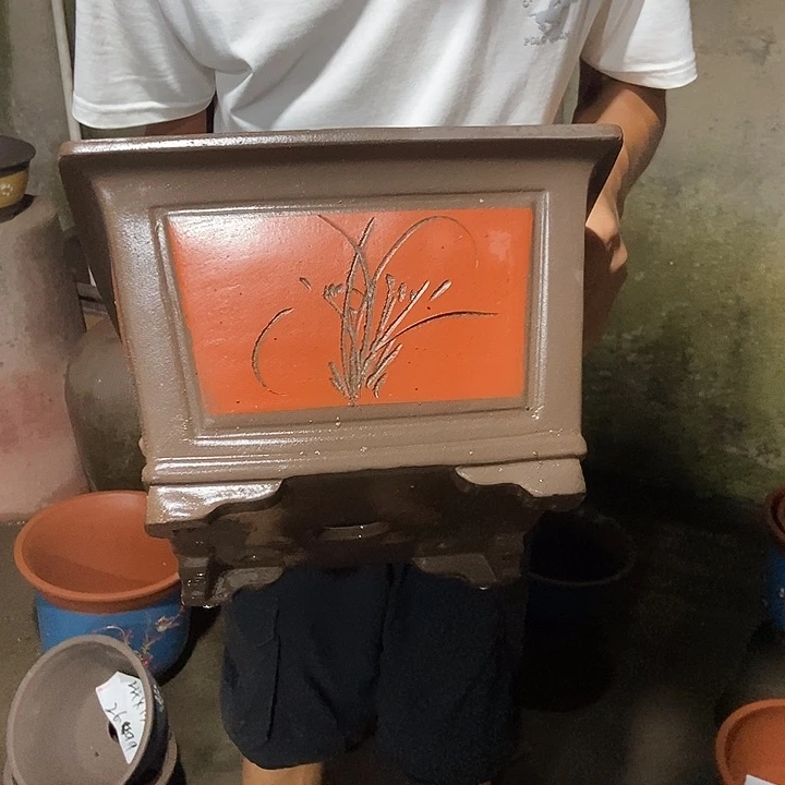 紫砂花盆37大四方花盆花盆花盆花盆