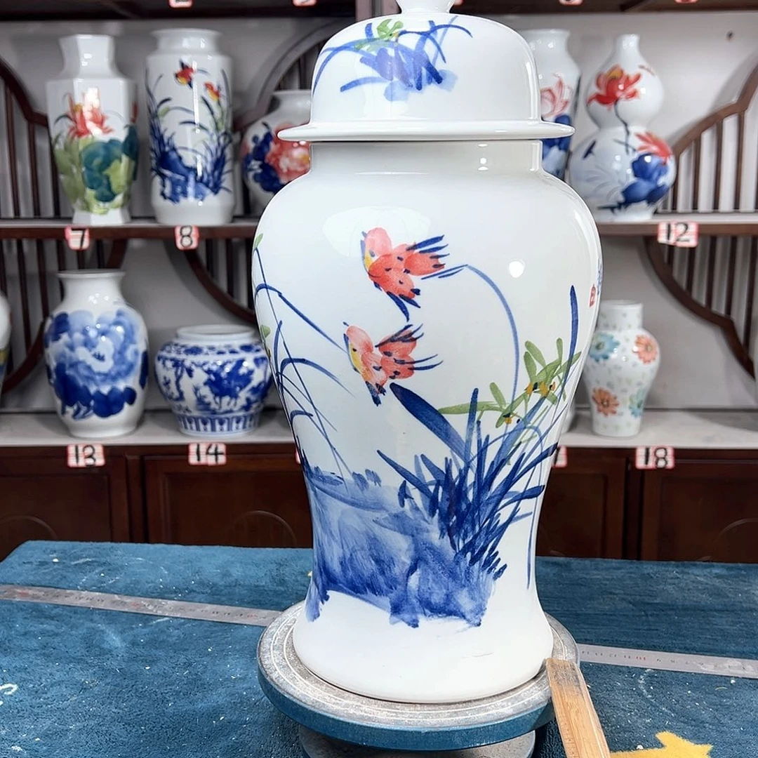 摆件景德镇陶瓷将玉