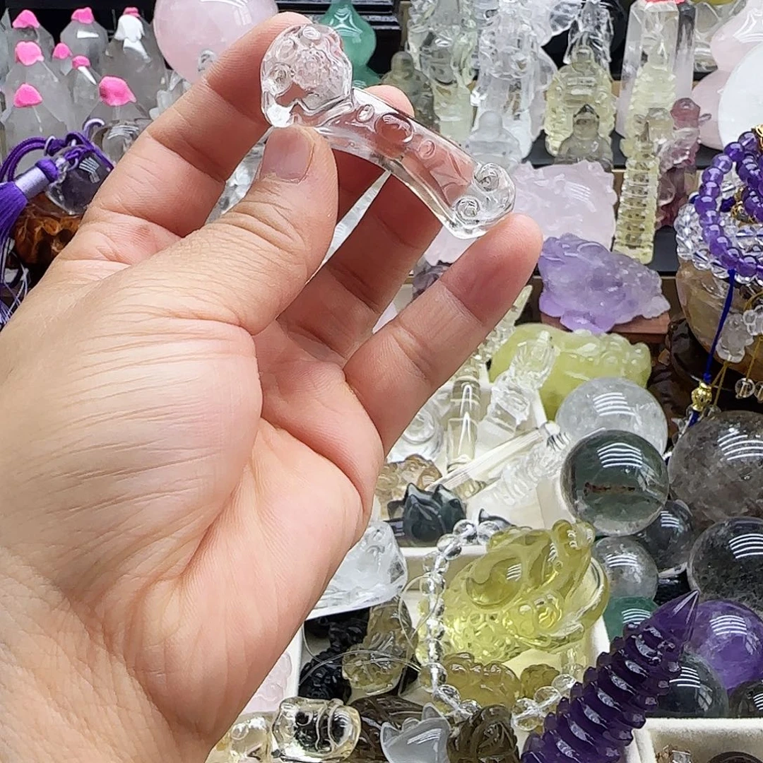 车挂水晶未镶嵌摆件