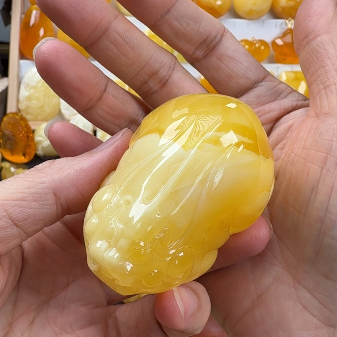 蜜蜡未镶嵌颈饰蜜蜡64g