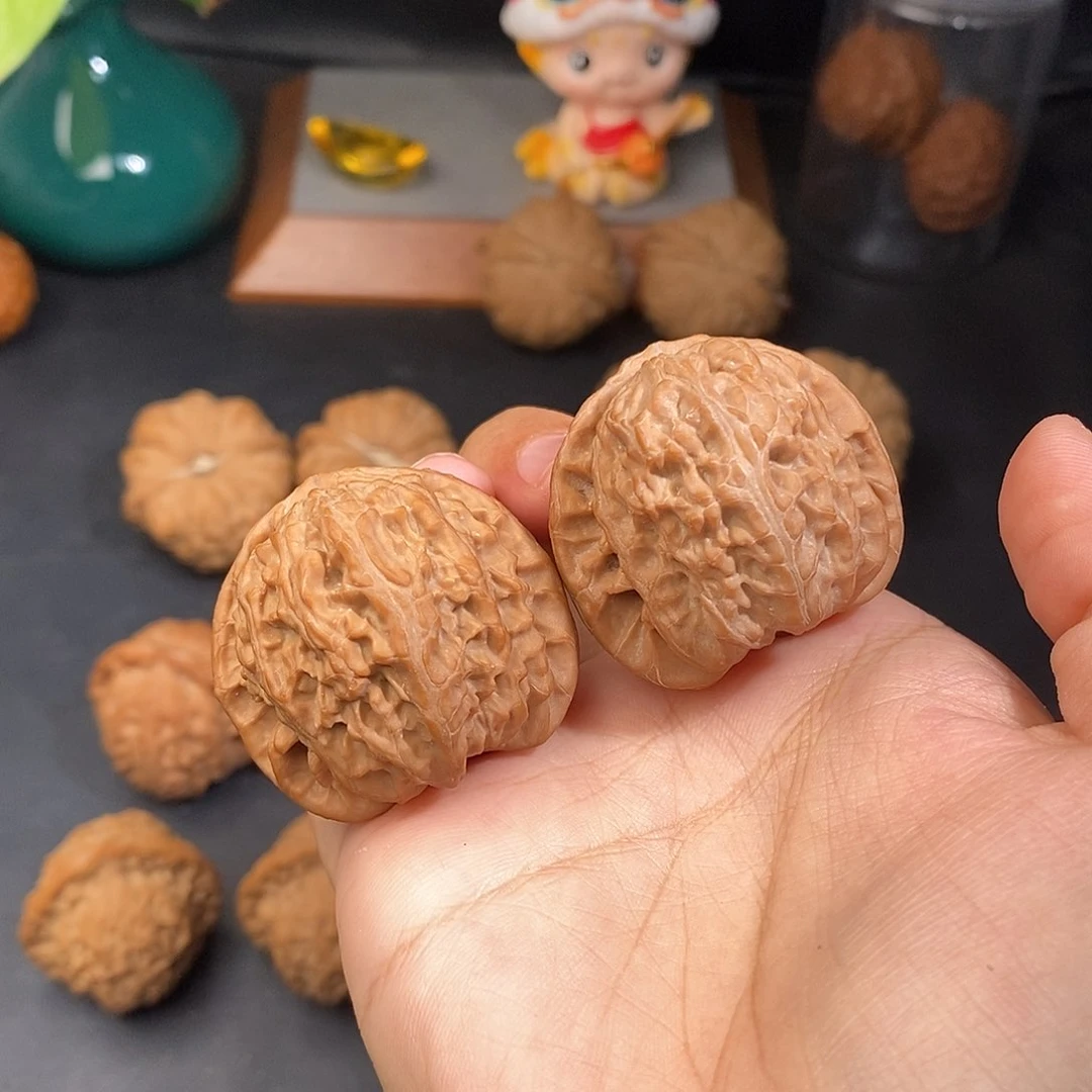 把件文玩核桃球白全品37