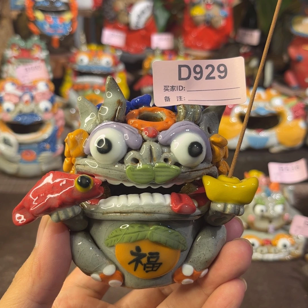泥塑纯手工茶宠摆件