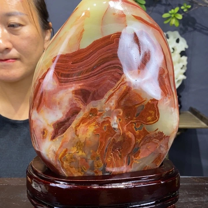 石材精品古青石摆件