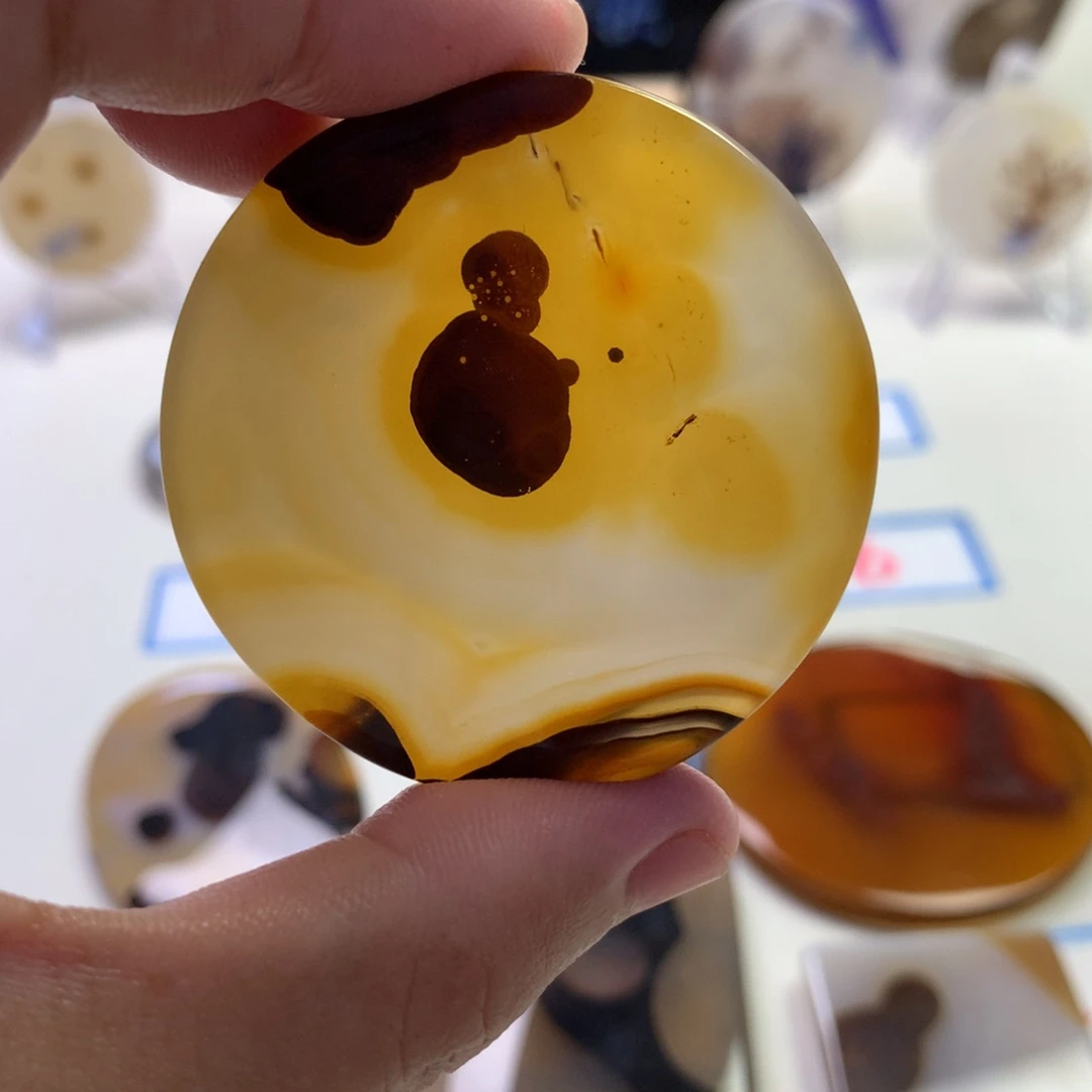 未镶嵌玛瑙/玉髓珠宝半成品