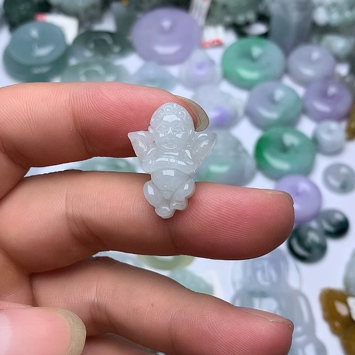 翡翠未镶嵌颈饰天然翡翠