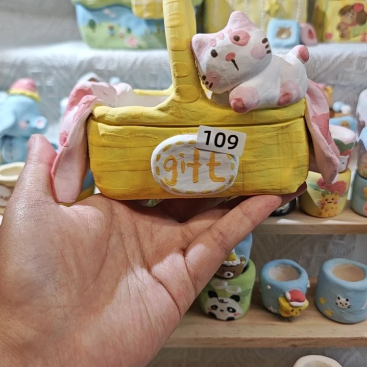 满29.9包邮手工花盆109