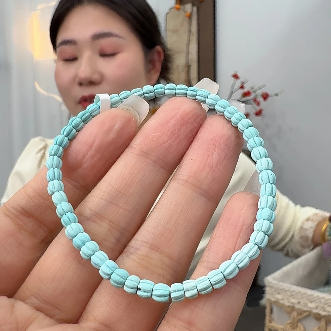 绿松石未镶嵌挂件