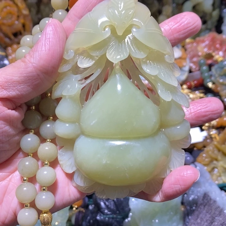 岫玉岫玉吊未镶嵌