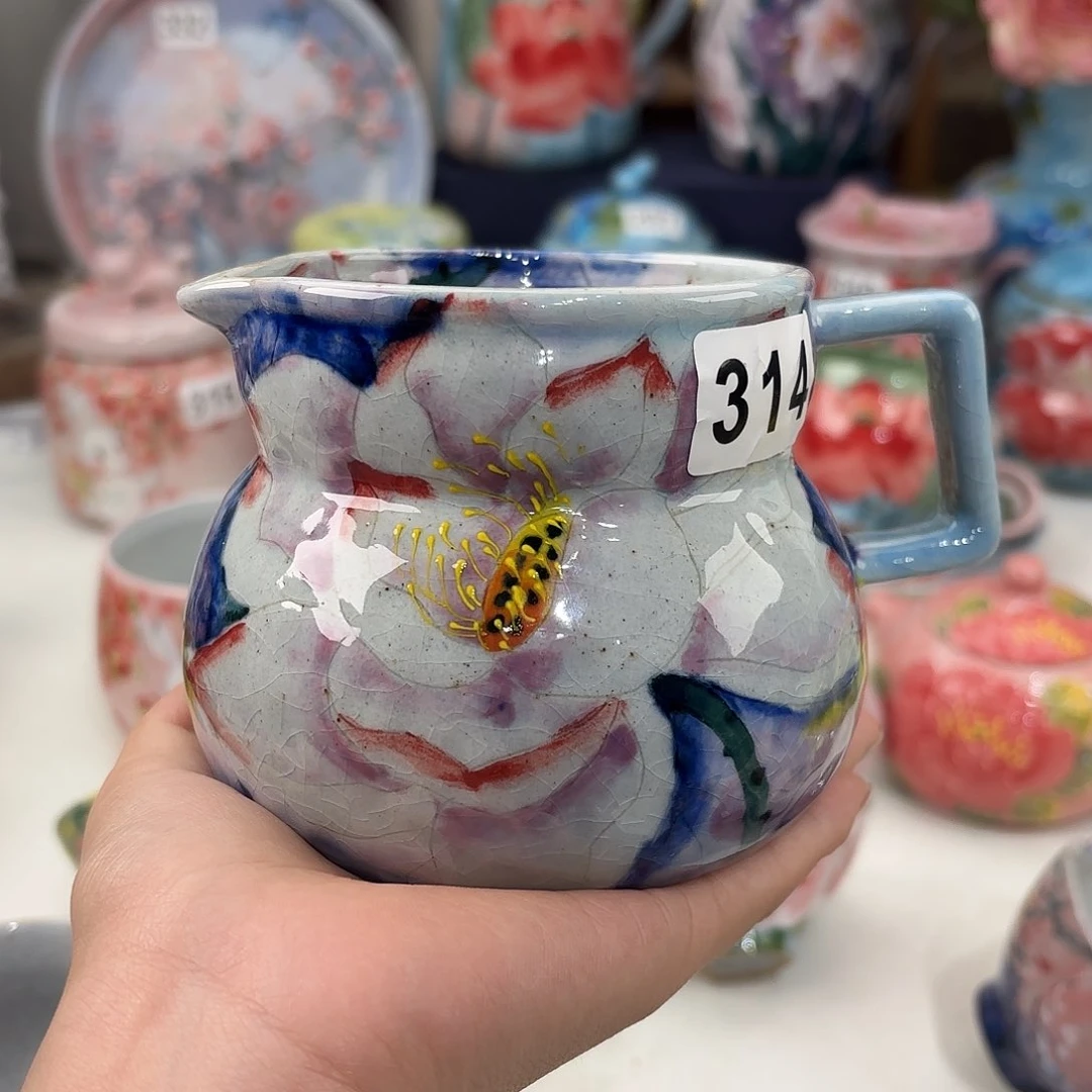 景德镇手绘高温釉下彩陶瓷茶具