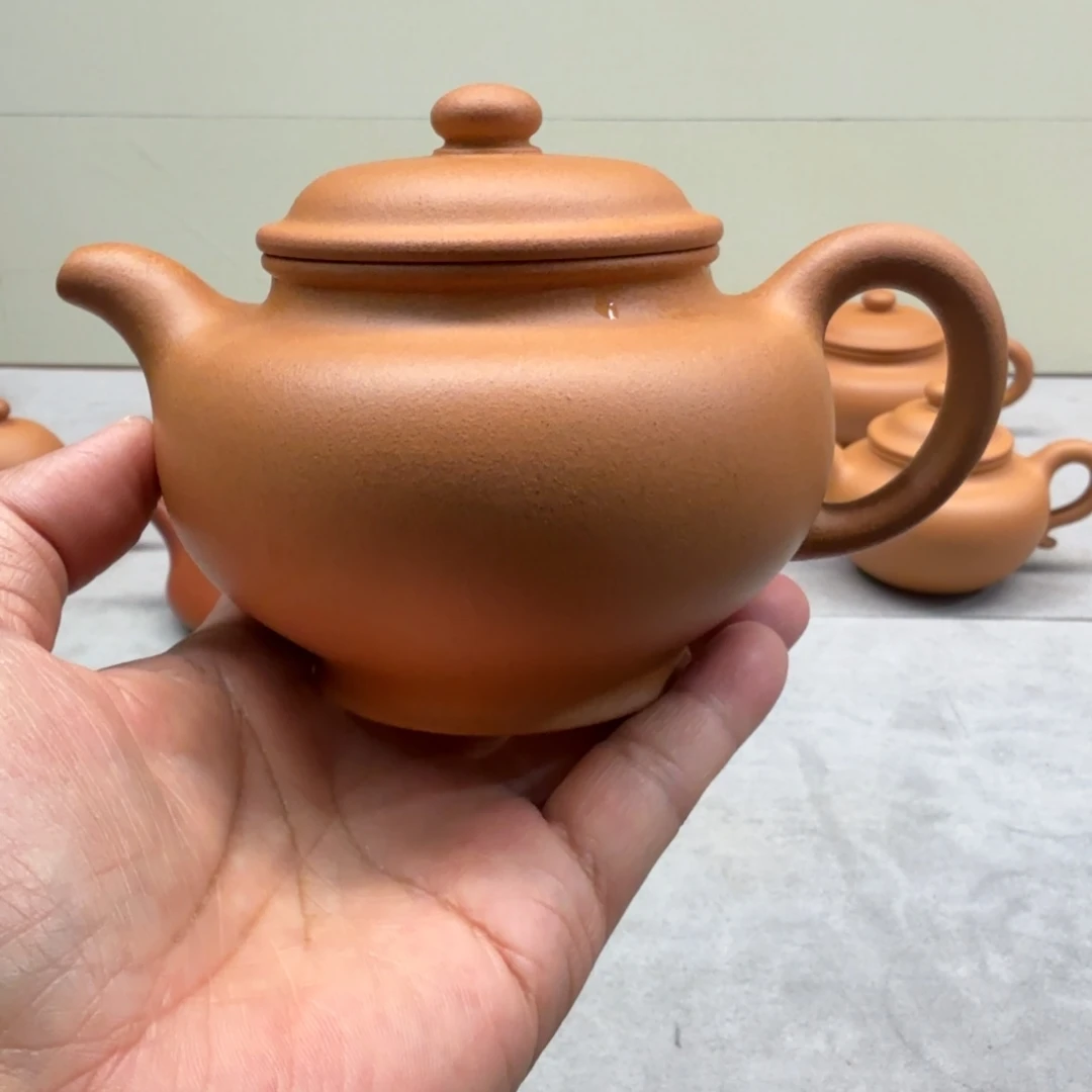 石***u茶壶紫砂老矿长宝山黄金段无添加掇枝壶380
