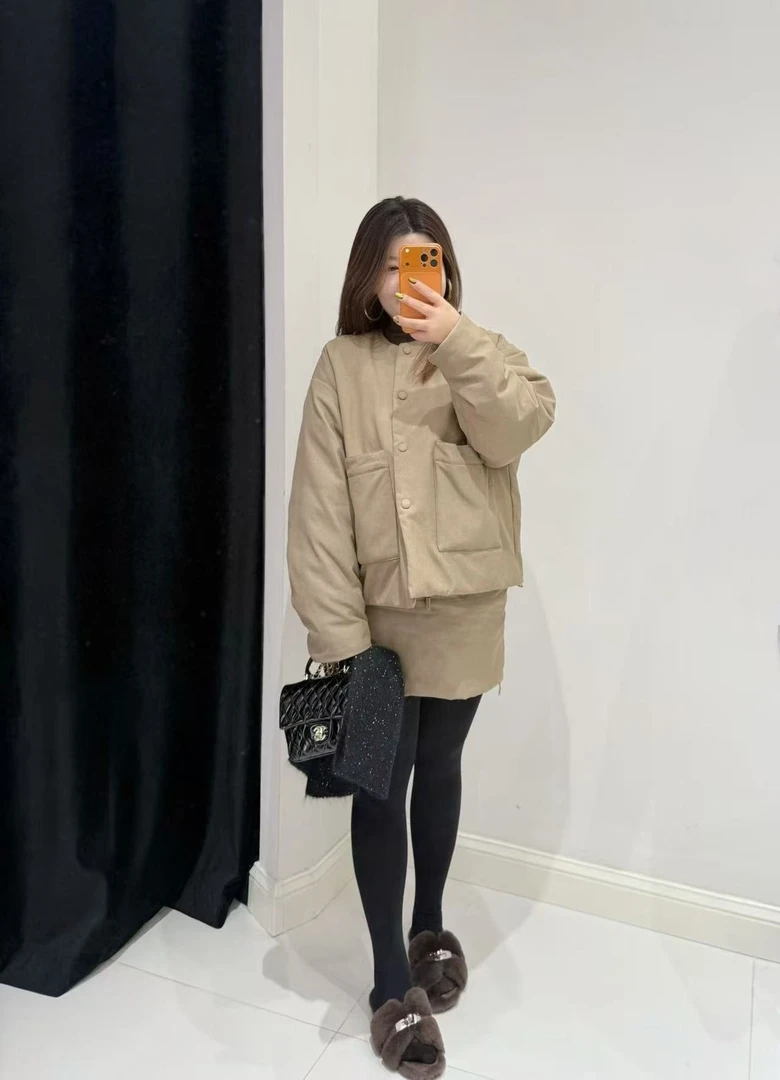 MLstudio时尚洋气宽松欧韩羽绒显瘦套装