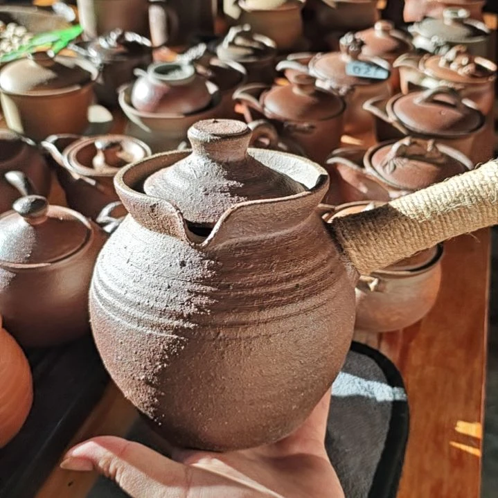 粗陶烤茶罐粗陶煮水壶