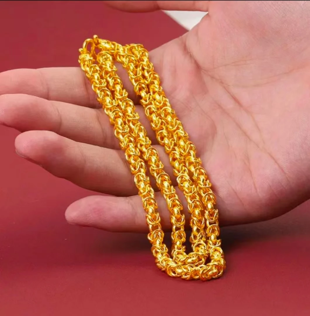 合金项链 K6轻奢时尚龙骨项链