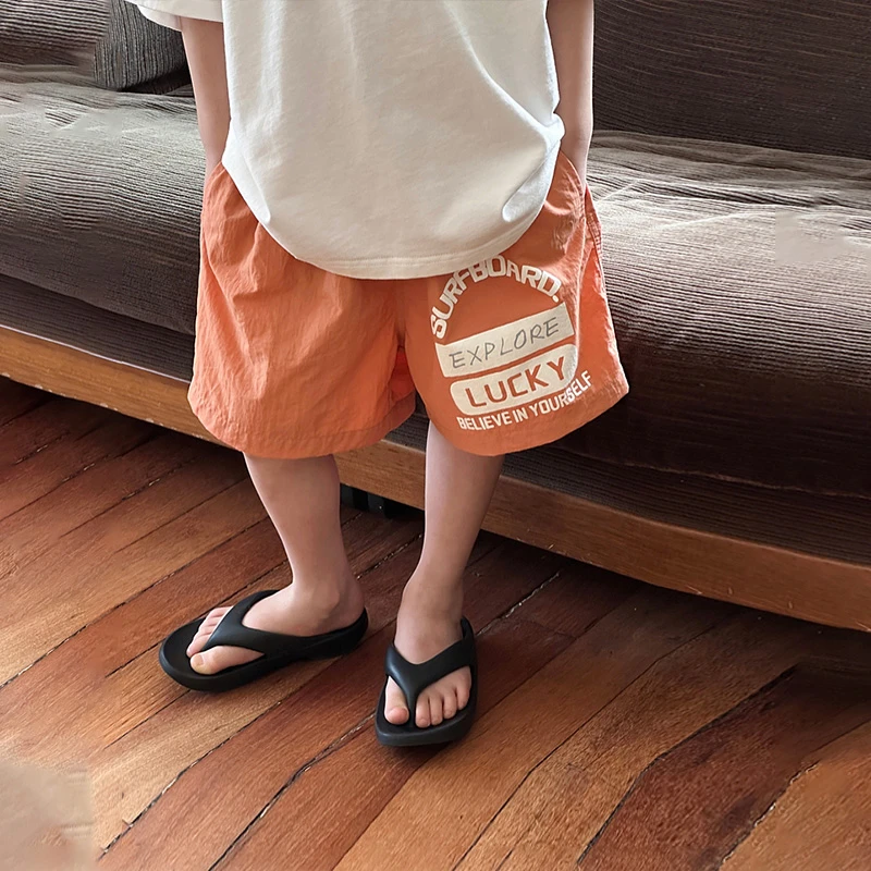 儿童夏季速干短裤男童女童夏款休闲运动宽松四分韩版童装男童