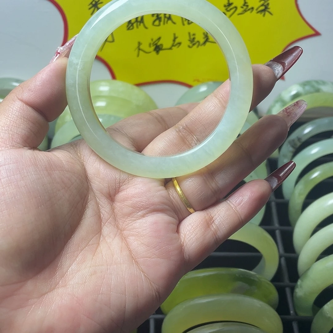 合金蛇纹石玉手镯