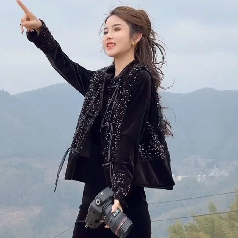 品牌撤柜新中式国风马甲背心女春季新款2025爆款流行盘扣外搭马夹