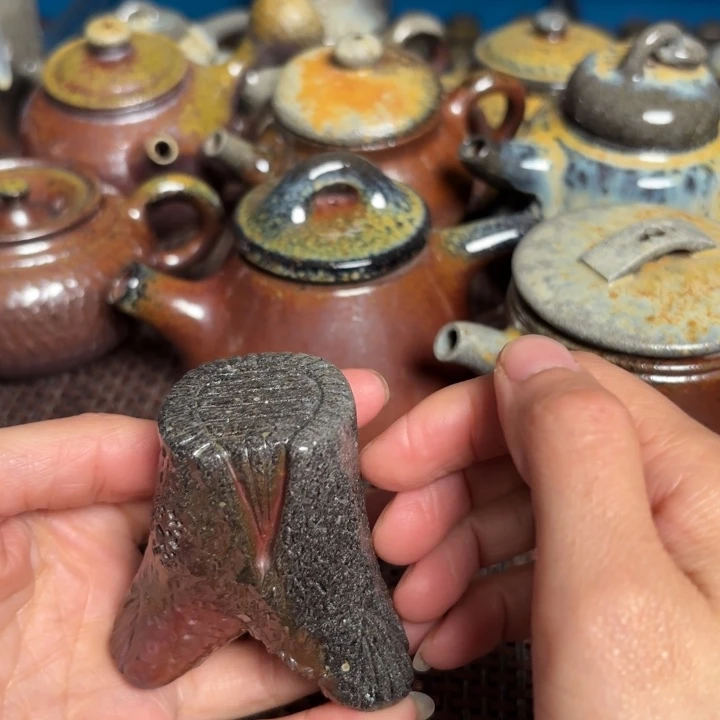 茶杯紫砂树桩盖只