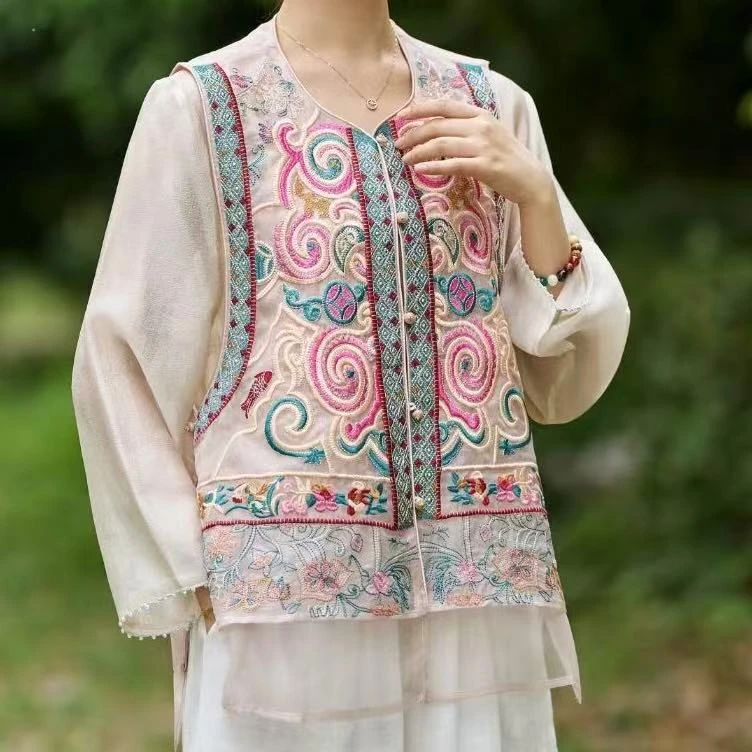 【凤宇】夏季新款重工国风马甲55621