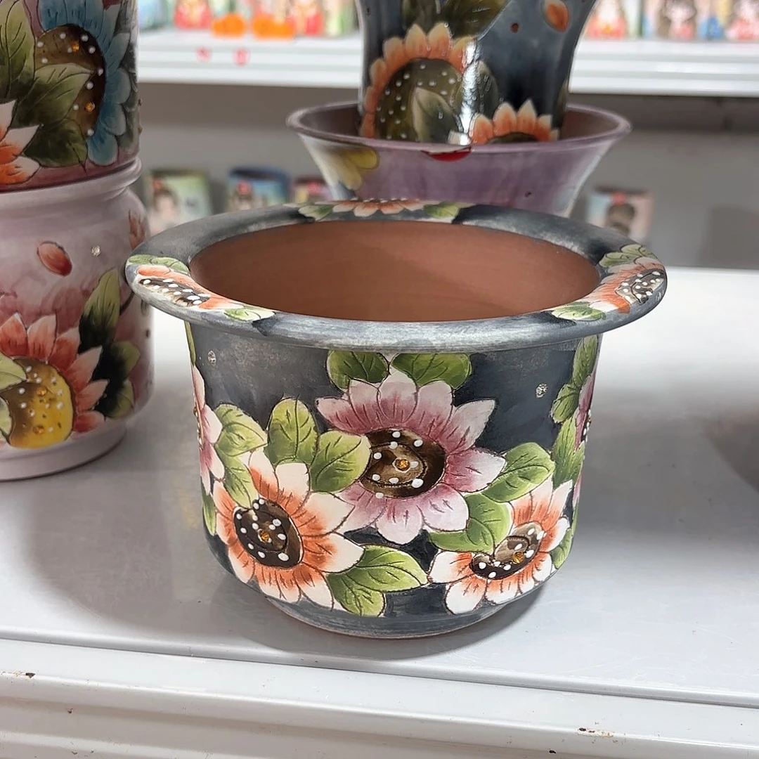 紫砂花盆果****茶手工花盆默认微瑕13/12