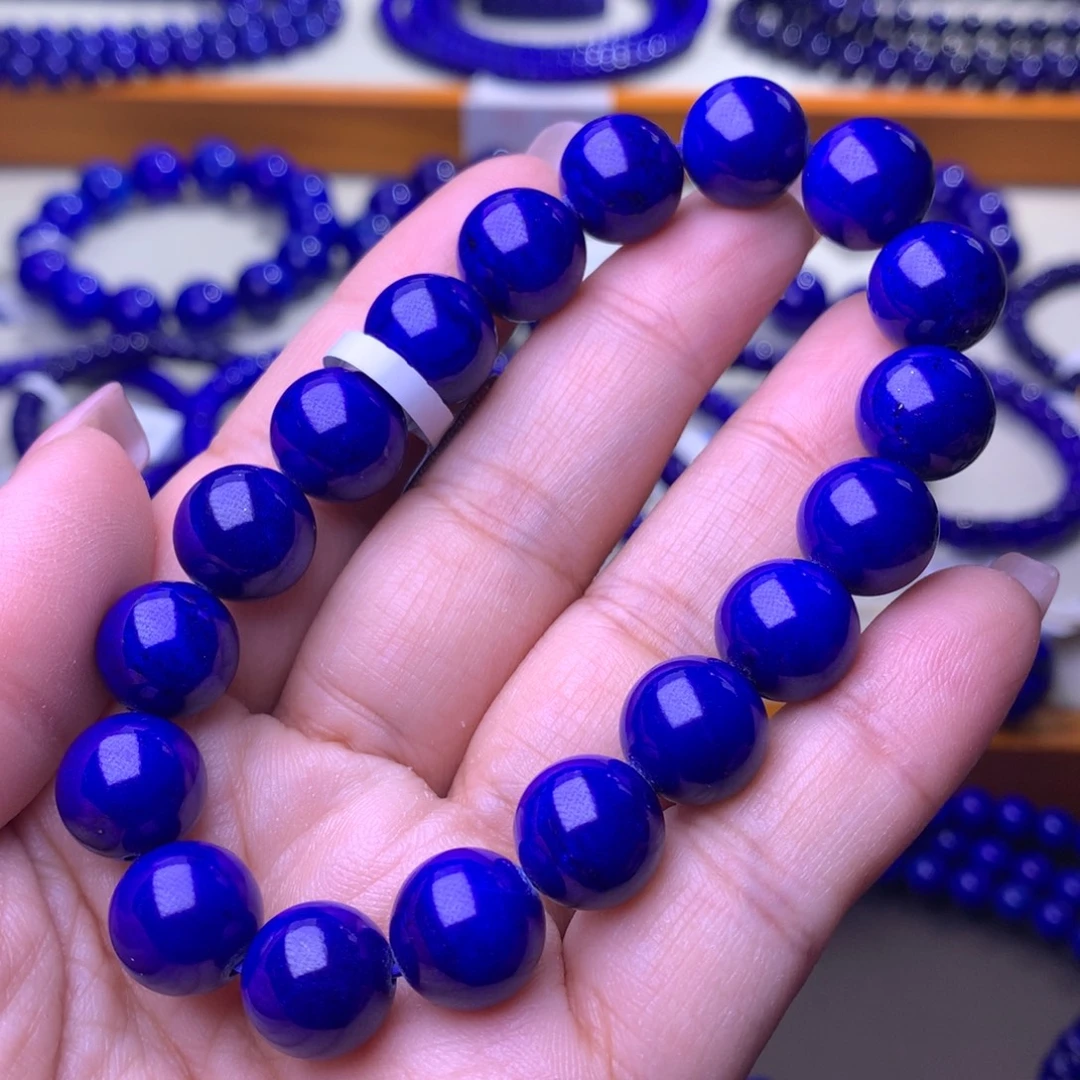 青金石未镶嵌手串11.5m