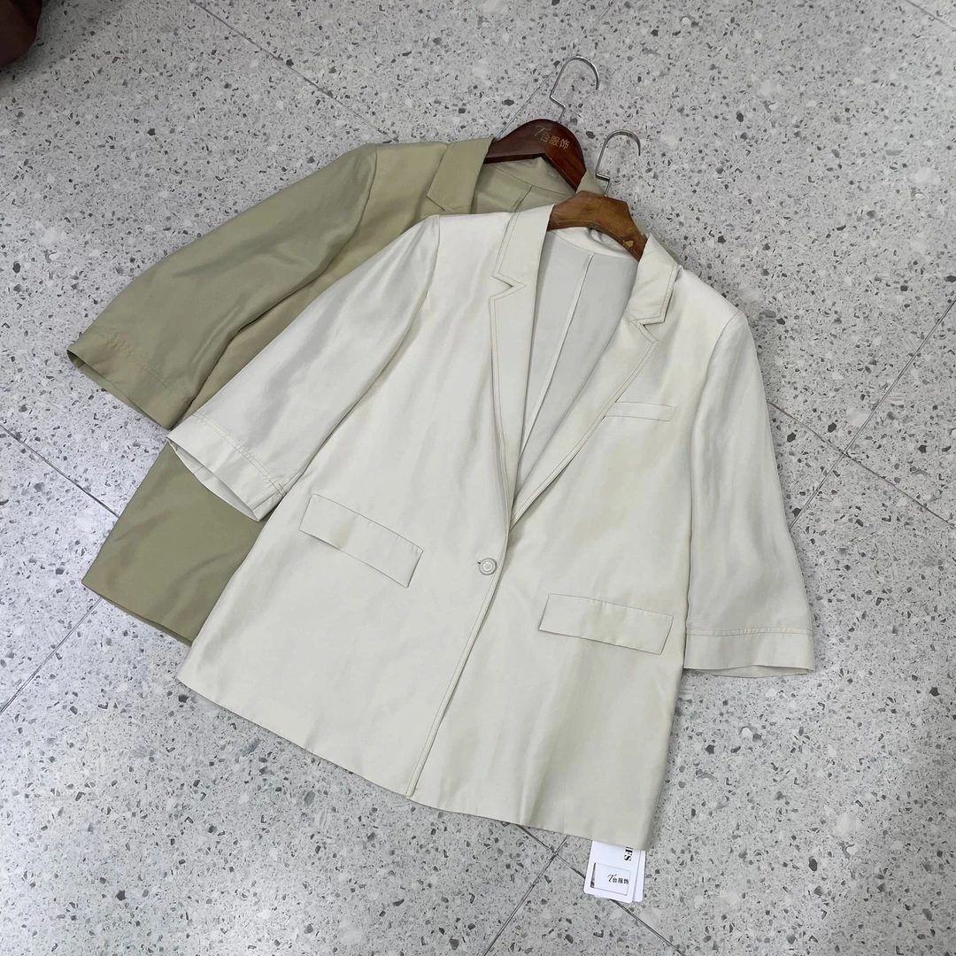 七分袖真丝西服  友情提示拍前联系客服  谢谢