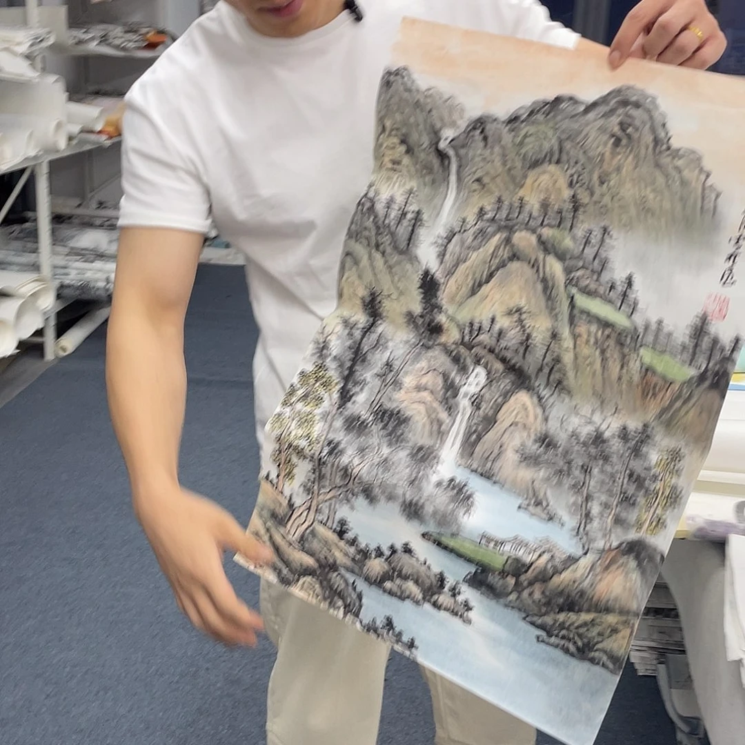 国画纯手绘字画宣纸