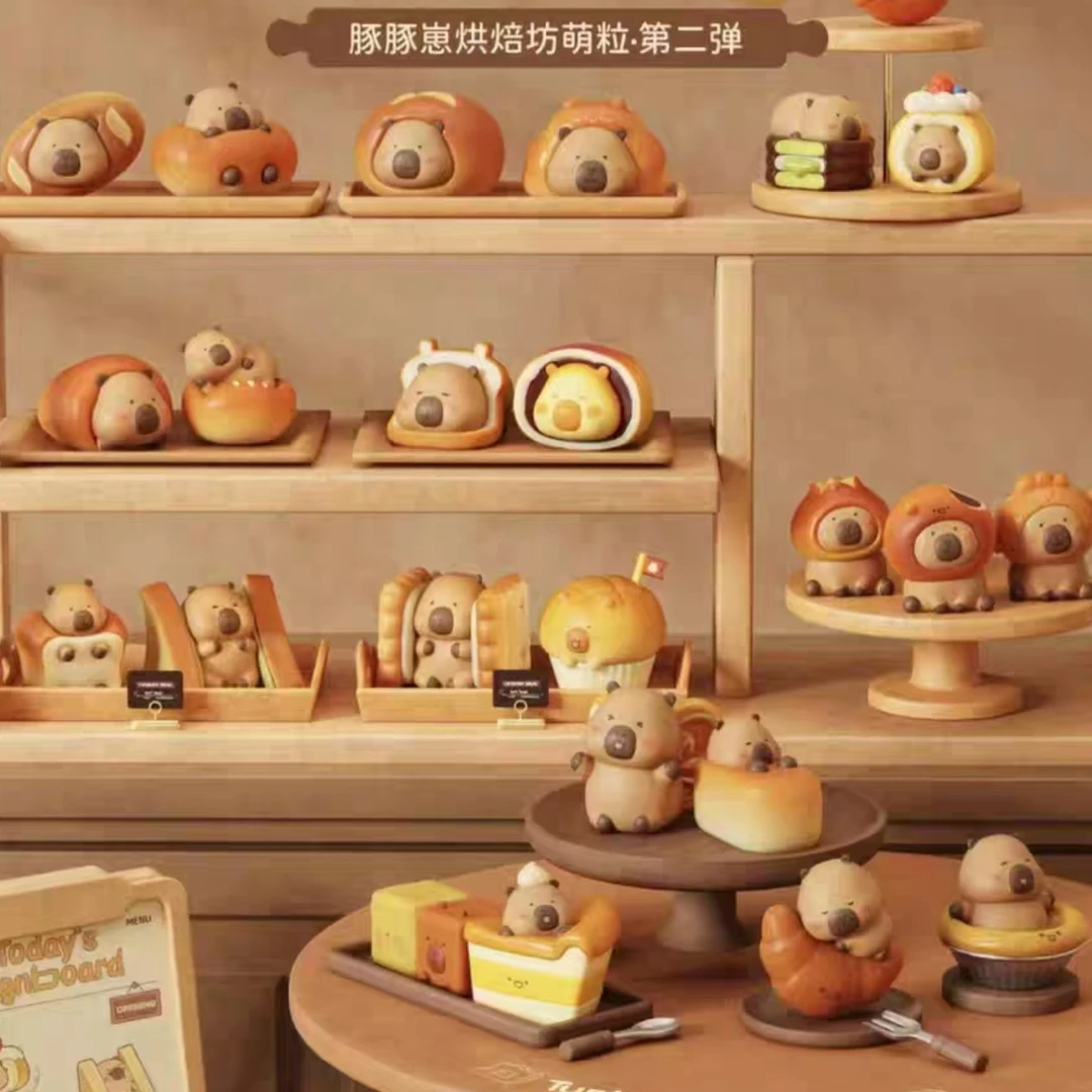 【代拆】豚豚崽2烘培坊系列萌粒盲袋手办可爱迷你盲盒桌面摆件