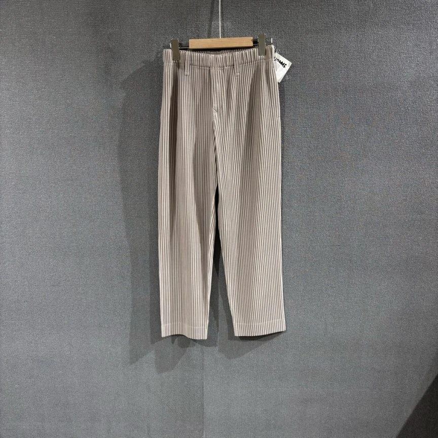 未使用 Issey Miyake/三宅一生 （pm）褶皱休闲裤 全新带吊1码/4069