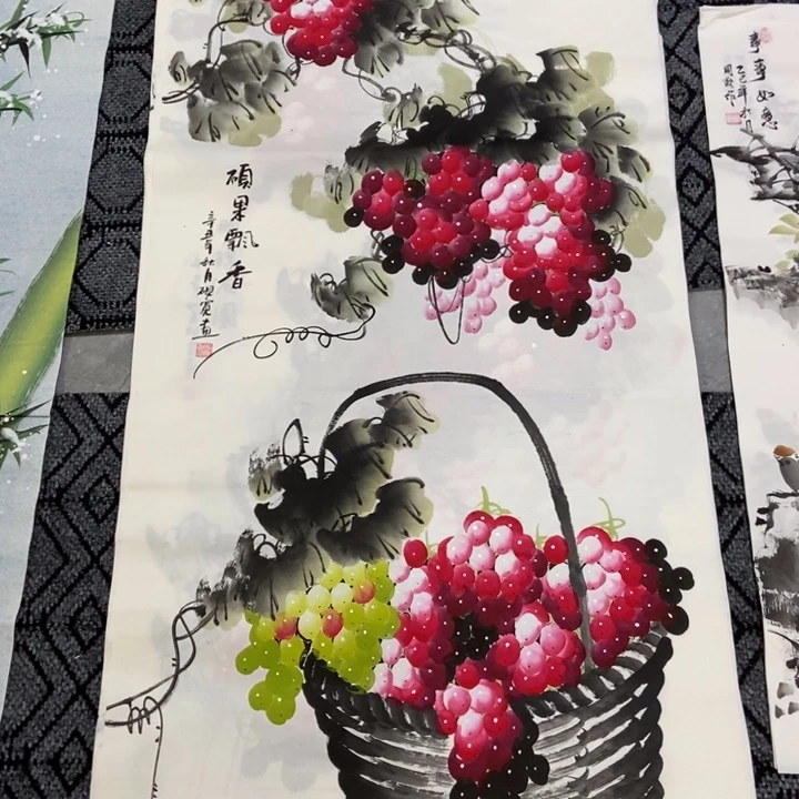 枕书斋画廊的直播间