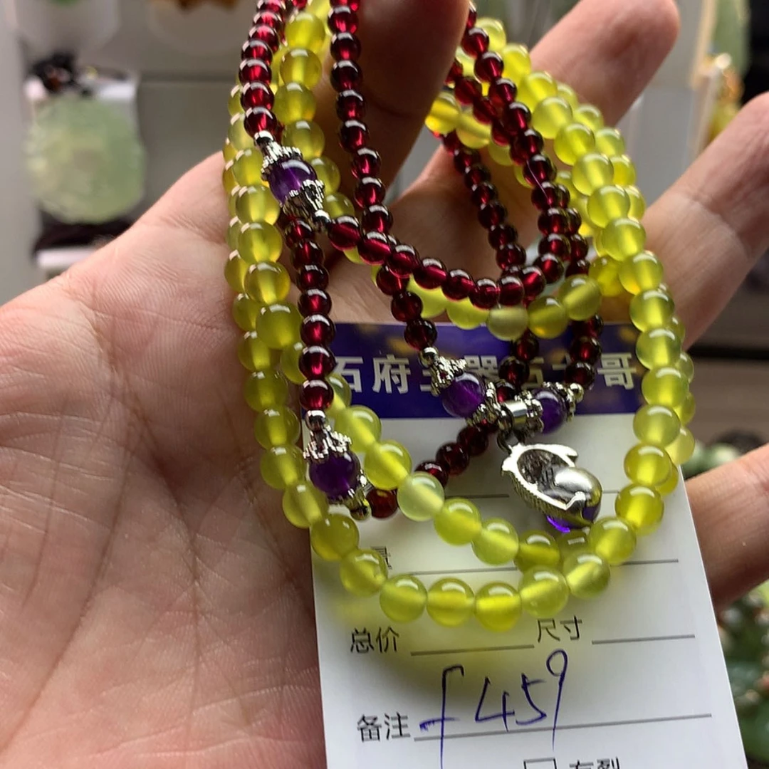 【闪购商品】蛇纹石玉未镶嵌颈饰柿**意