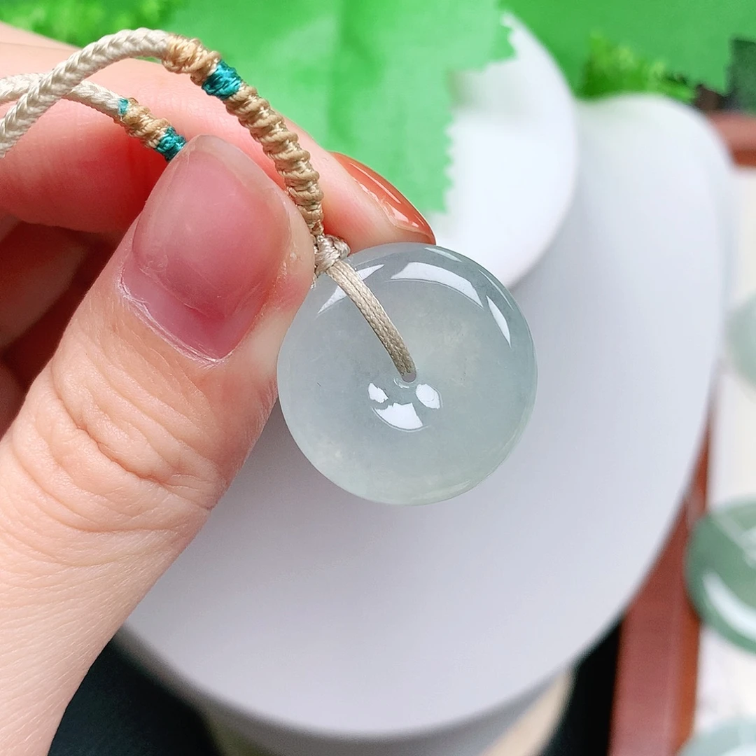 翡翠未镶嵌颈饰平安22-5:6