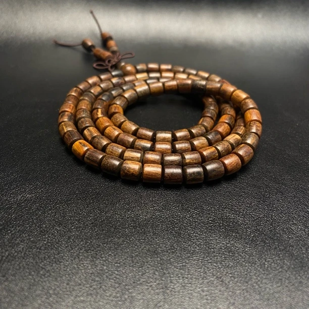 印贡桶珠7*6多圈木串