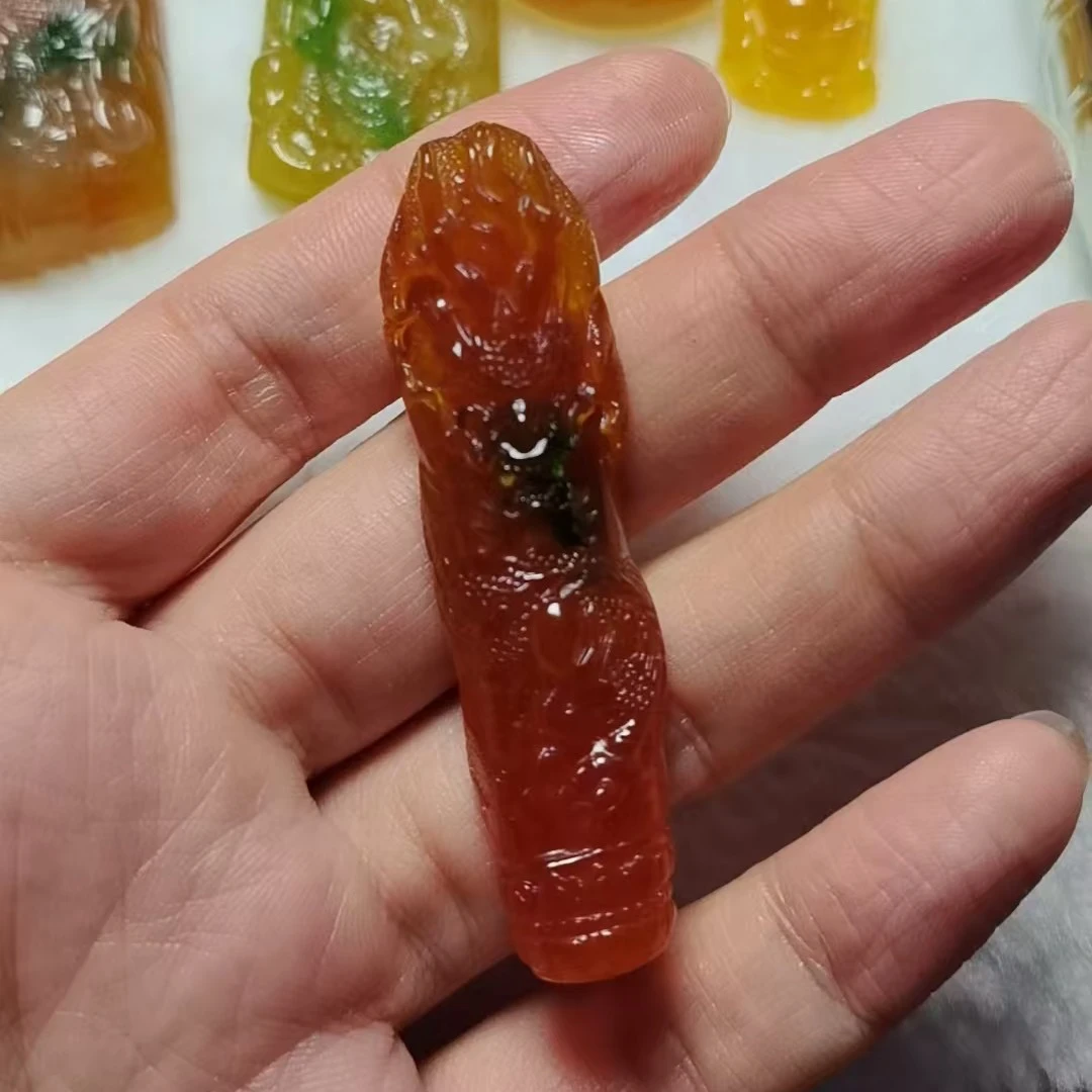 挂件龙珠精工雕刻