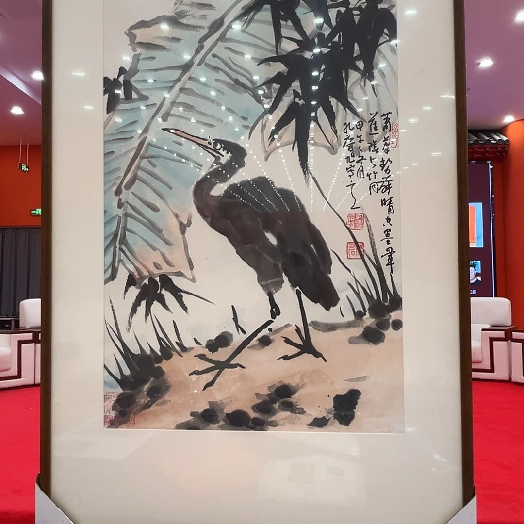 油画国画作品带框