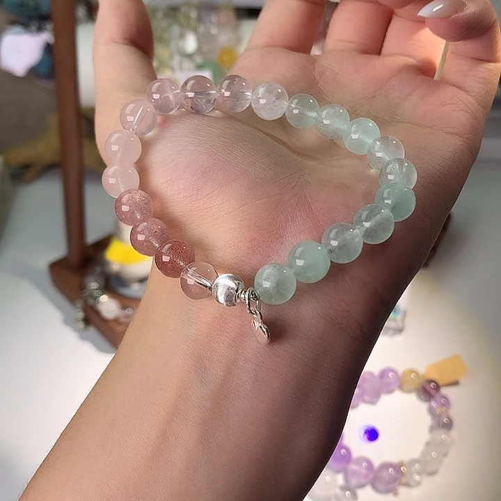 水晶未镶嵌手链水晶手串