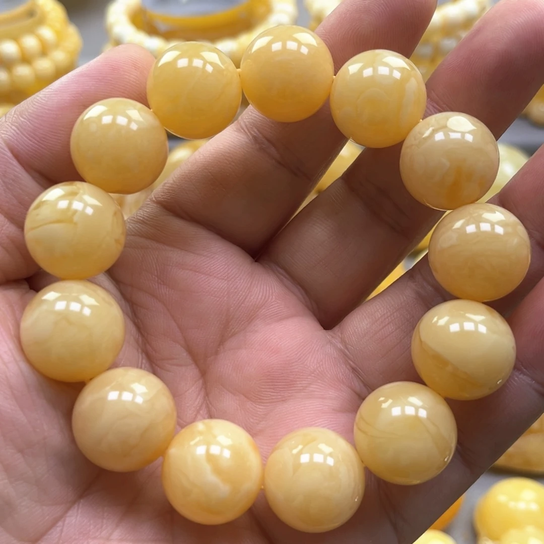 琥珀手链未镶嵌手串
