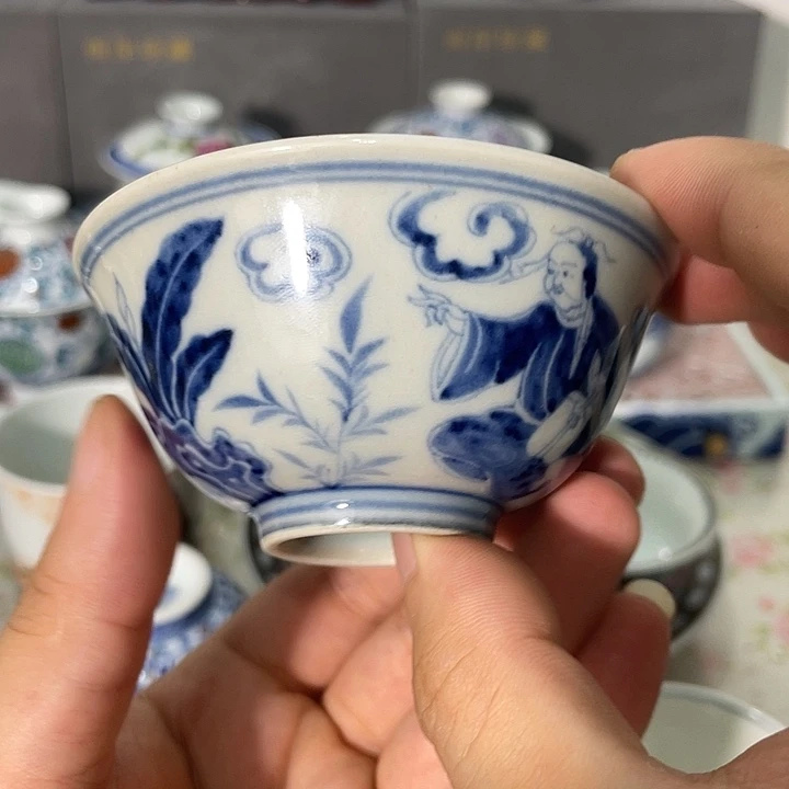 摆件景德镇陶瓷主人杯123344