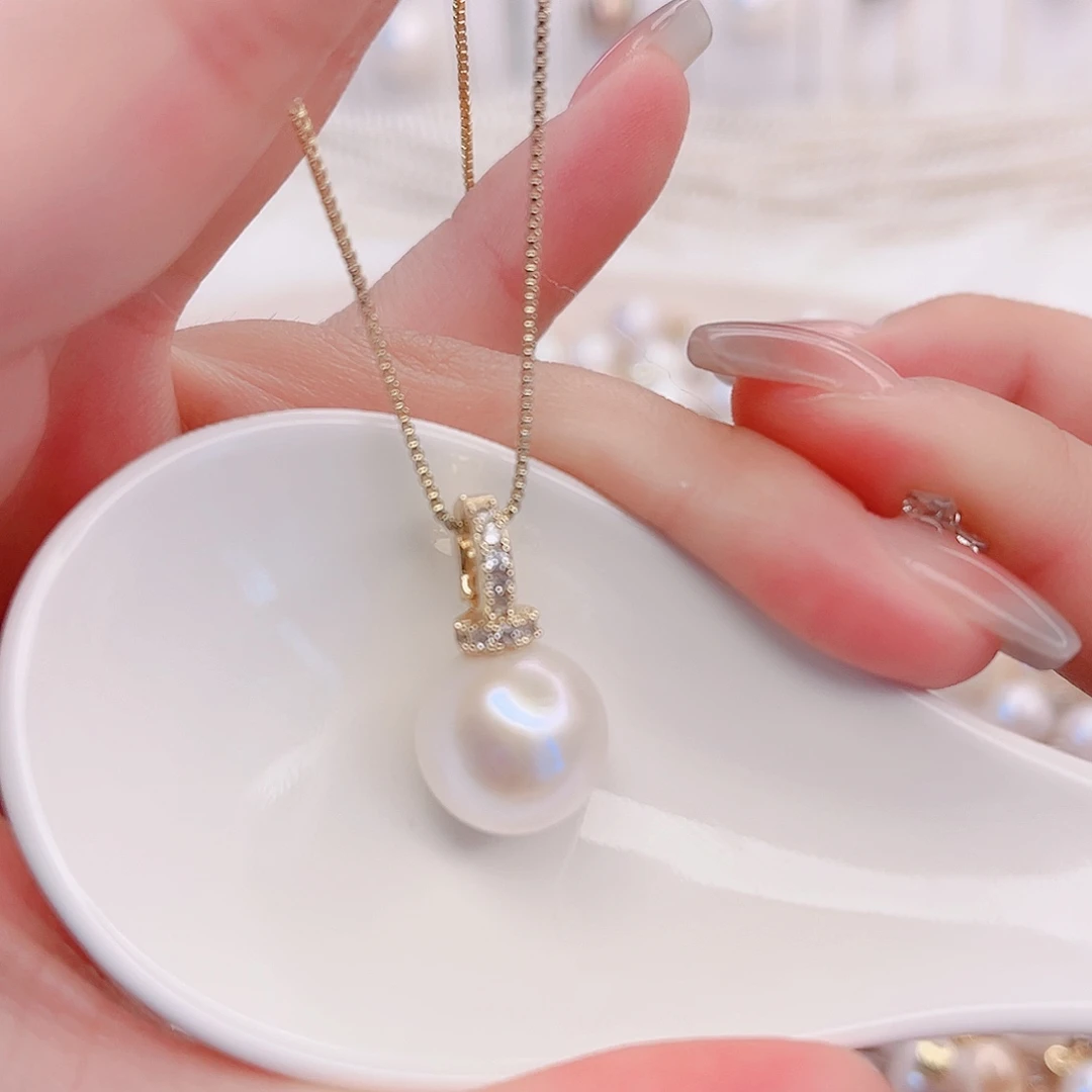 未镶嵌淡水珍珠吊坠(赠链)