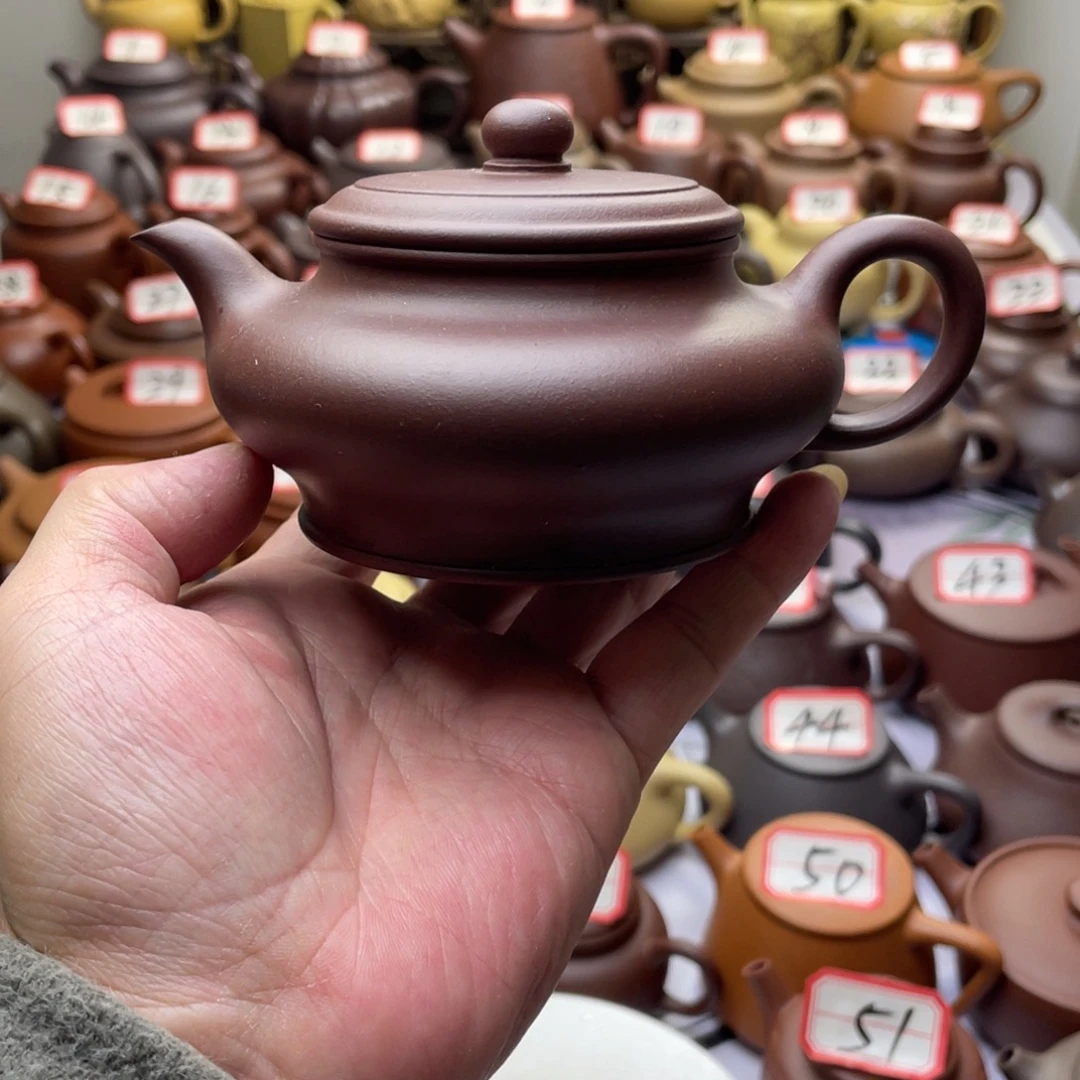 茶壶紫砂宜兴紫砂半手工