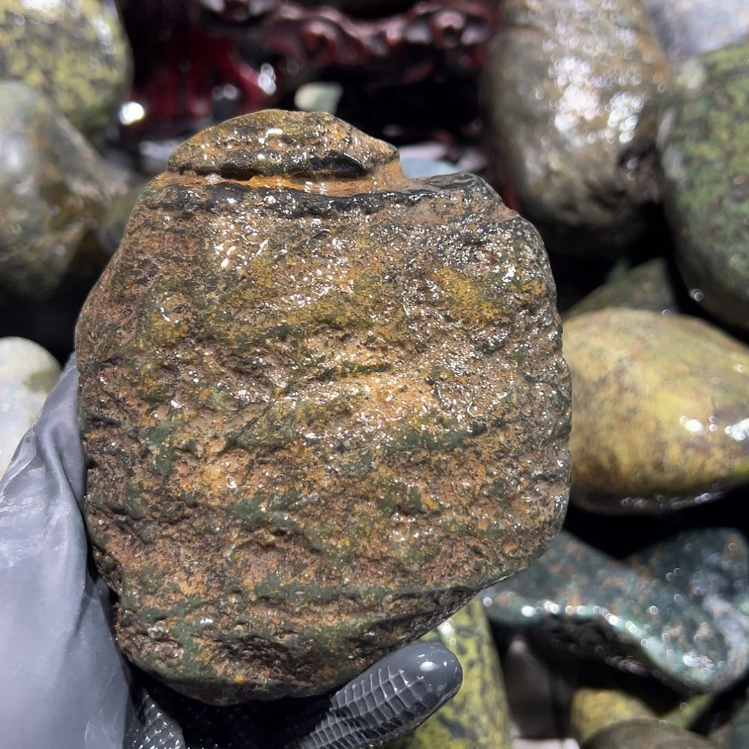 合金蛇纹石玉西藏藏玉药王石鸿****验