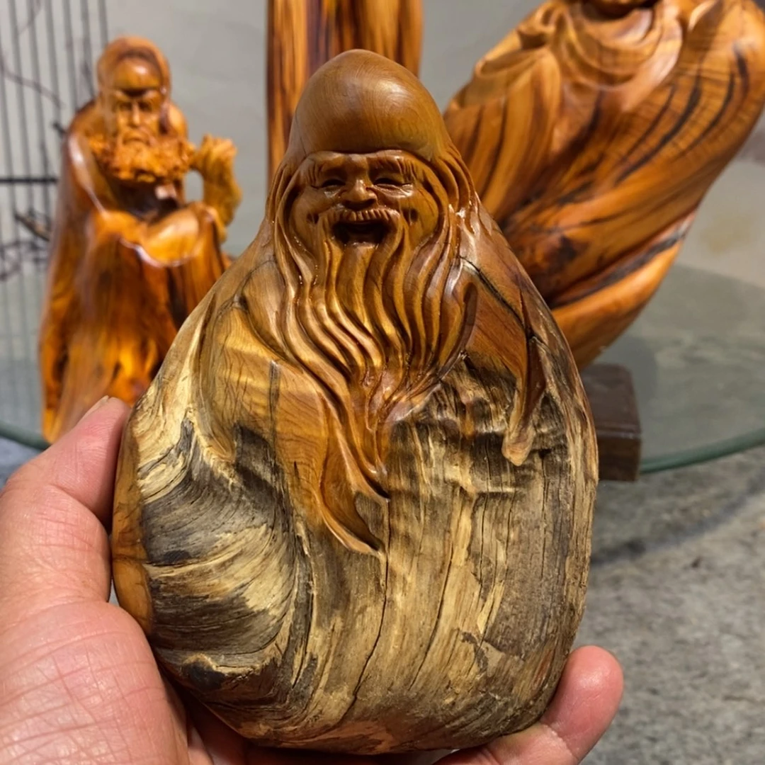 【闪购商品】柏木（崖柏）根雕木雕工艺品摆件家居手把件