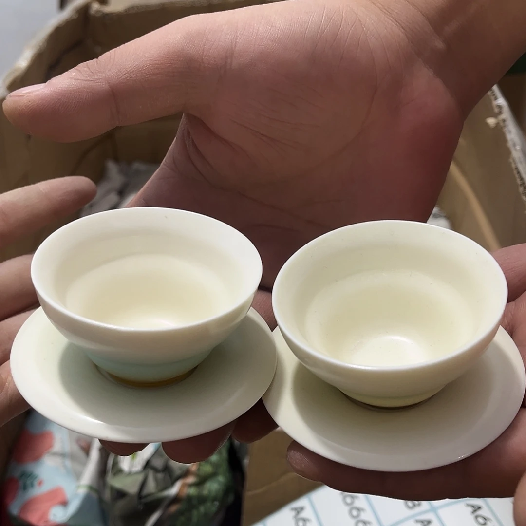 瓷片茶摆件工艺品摆件666