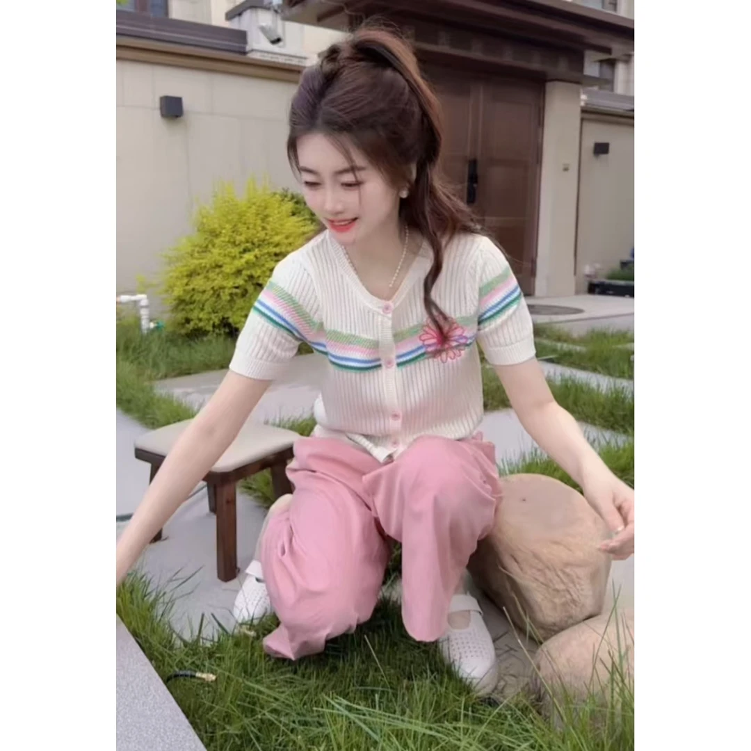 『清新条纹H』HH设计显瘦百搭时尚上衣016