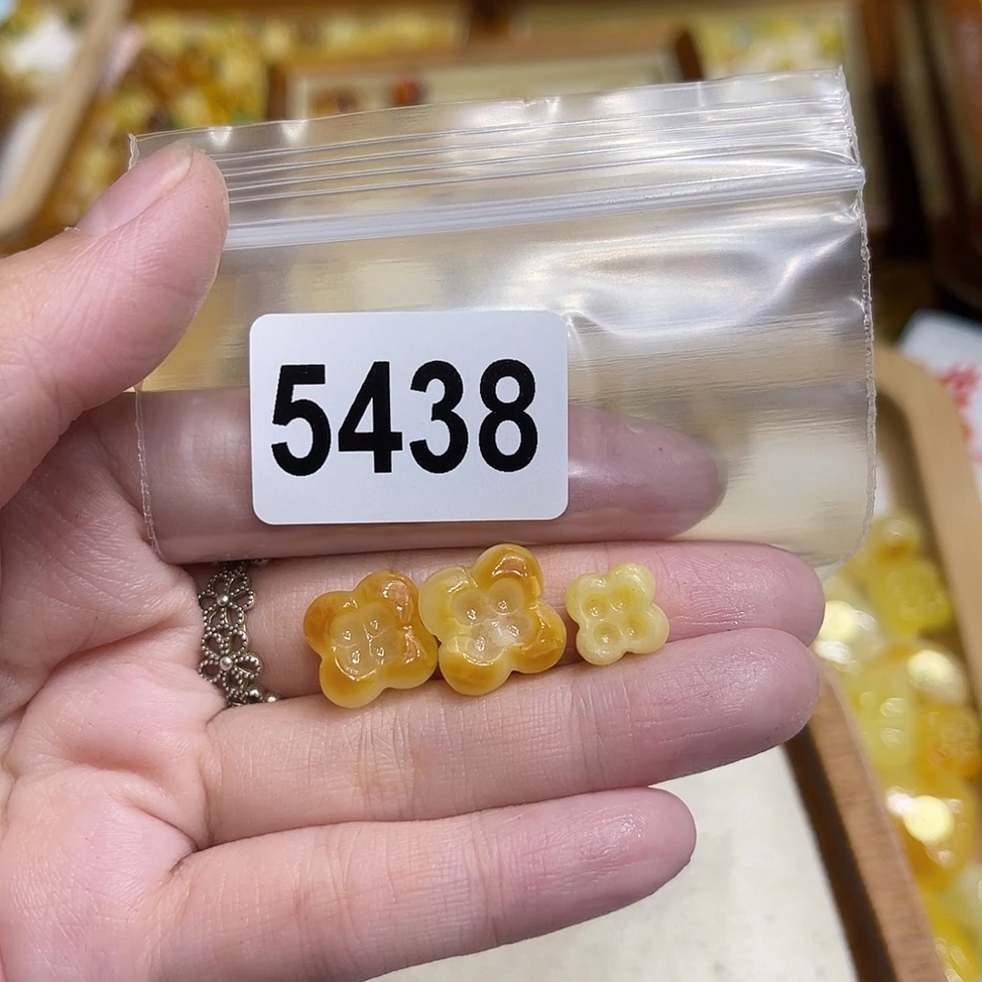 琥珀未镶嵌颈饰蜜蜡